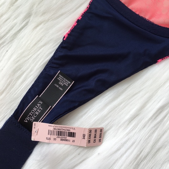 VS 34D, 32C Very Sexy Unlined Halter Bra - Picture 4 of 5